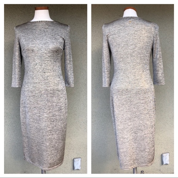 CHANEL Dresses & Skirts - Chanel 2004 metallic gold formal midi dress